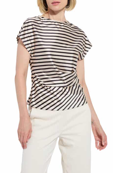 Lysse Bruna Stripe Satin Top