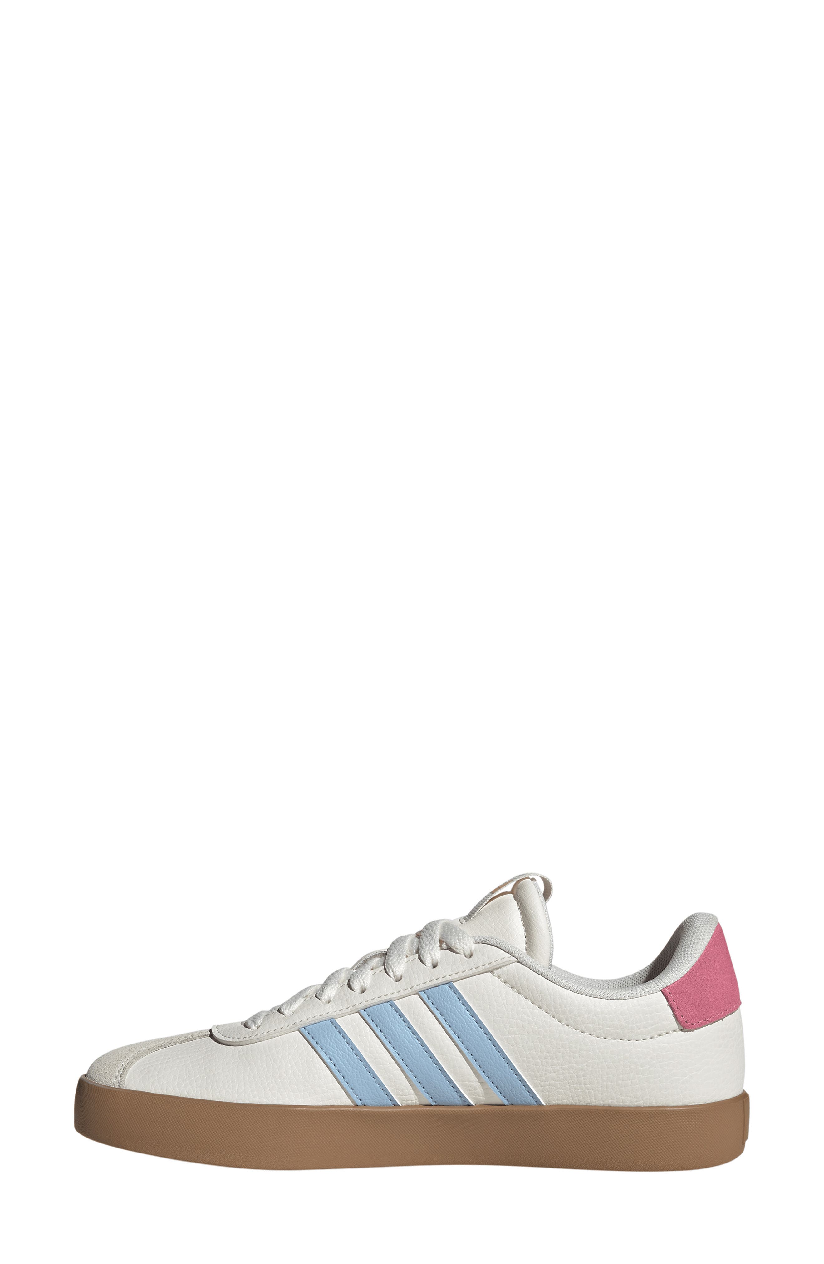 VL Court 3.0 Sneaker, Alternate, color, WHITE/ CLEAR SKY/ BLISS PINK