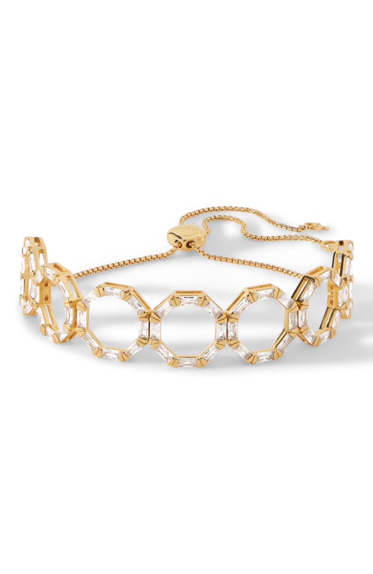 Gold/White  CZ