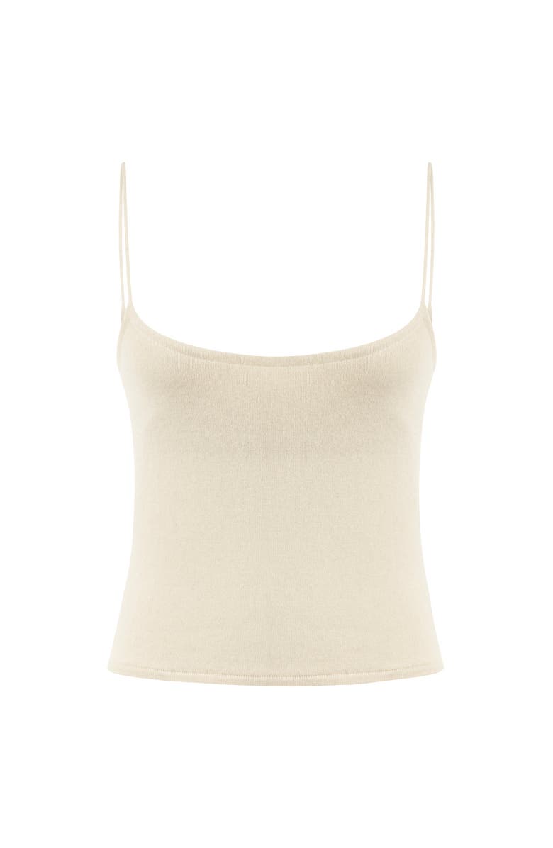 Labeca London Billie Cashmere Vest Top, Main, color, Medium Beige