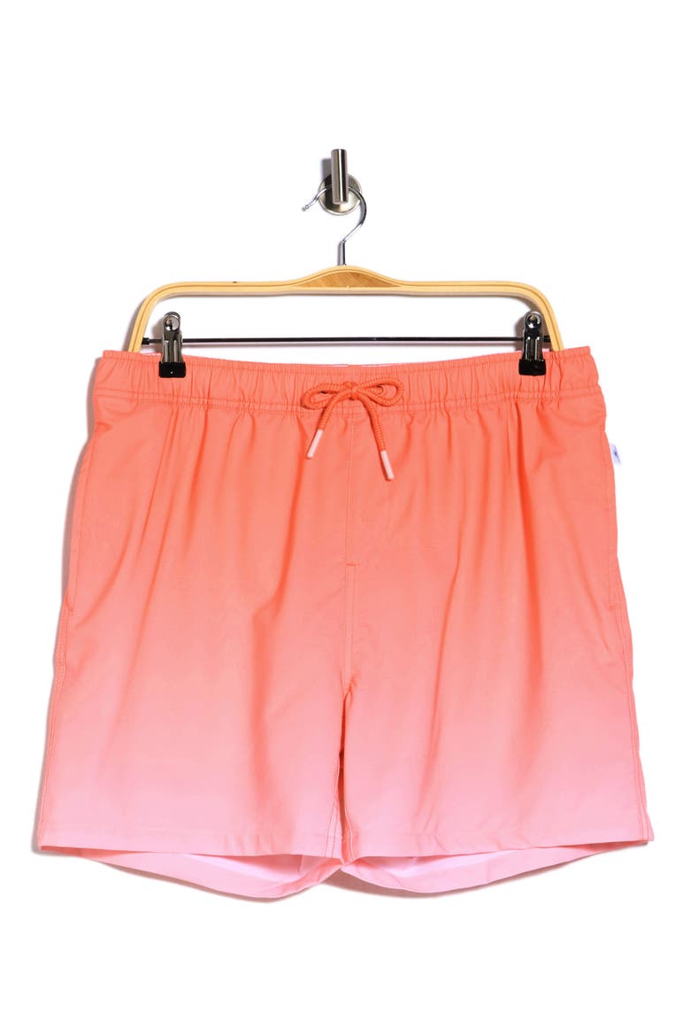 Performance Lined Volley Swim Shorts, Alternate, color, ORANGE