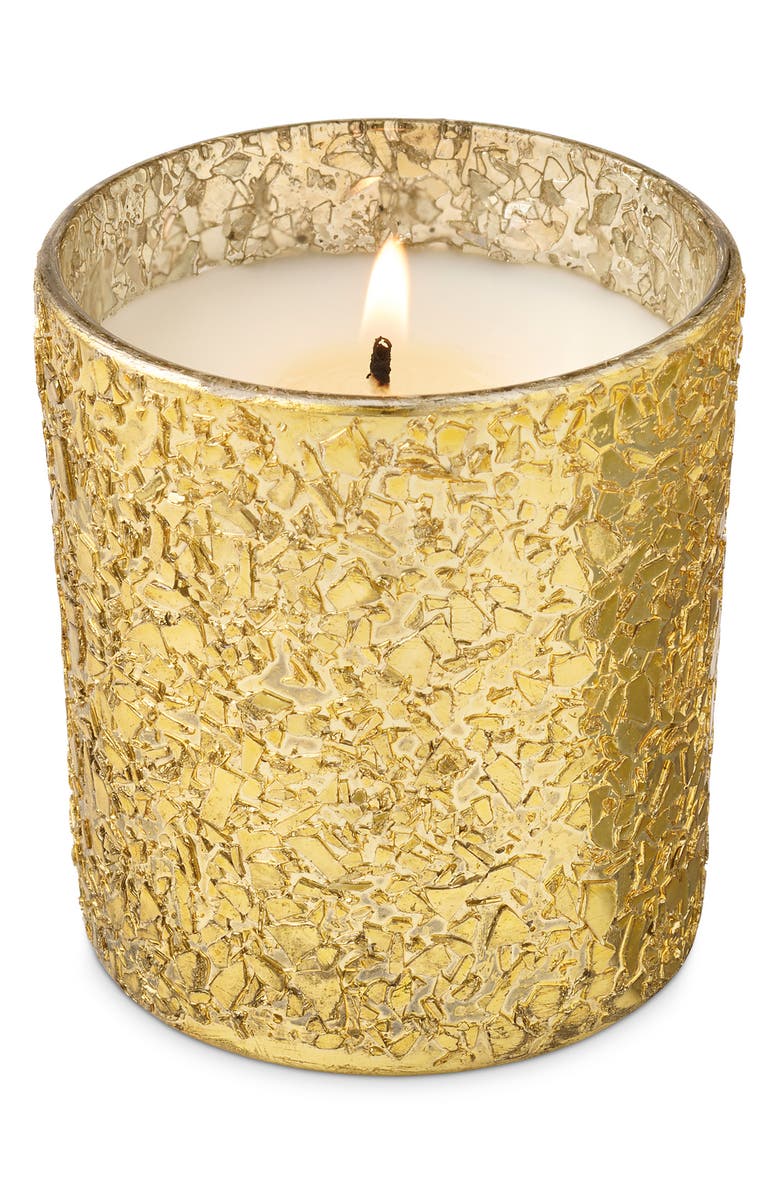 ILLUME<sup>®</sup> Glittering Garland Glitter Glass Candle, Alternate, color, Gold