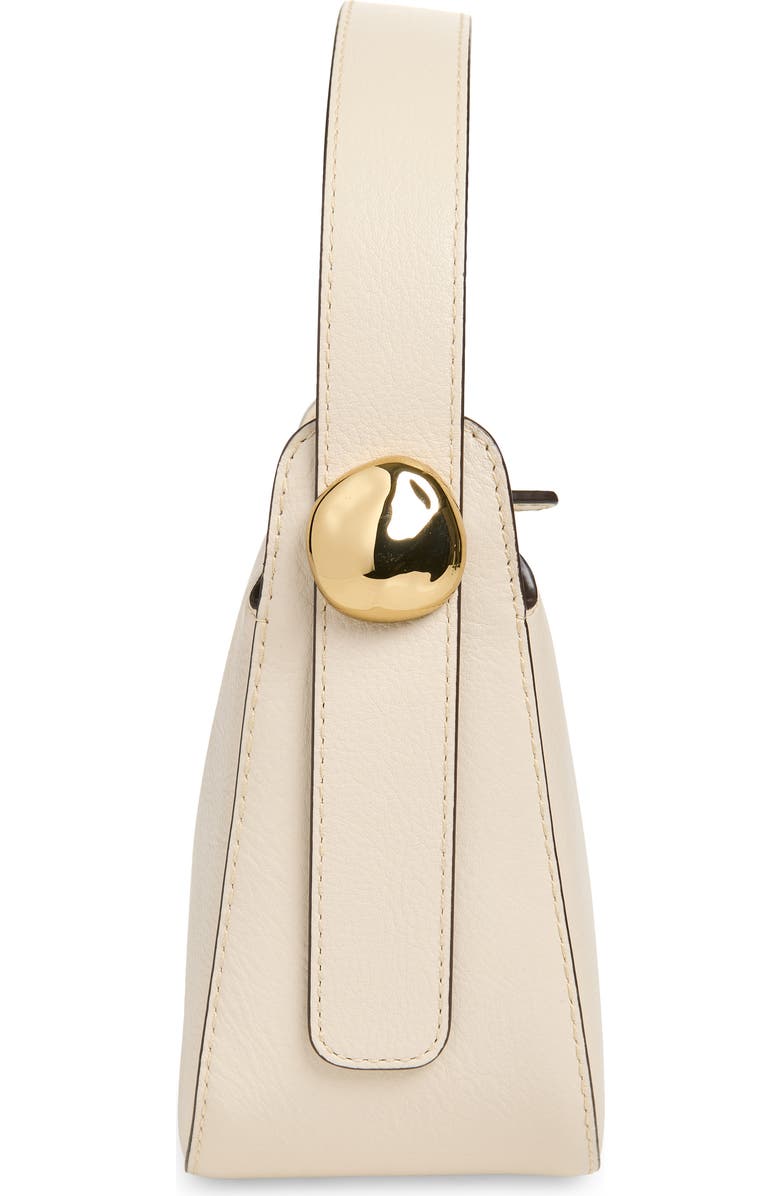 Madewell The Sculpted Metal Wristlet Bag, Alternate, color, Vintage Muslin