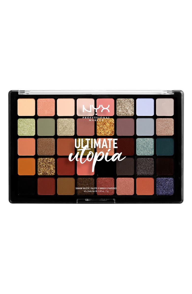 NYX PROFESSIONAL MAKEUP Ultimate Utopia Eyeshadow Palette, Main, color, 