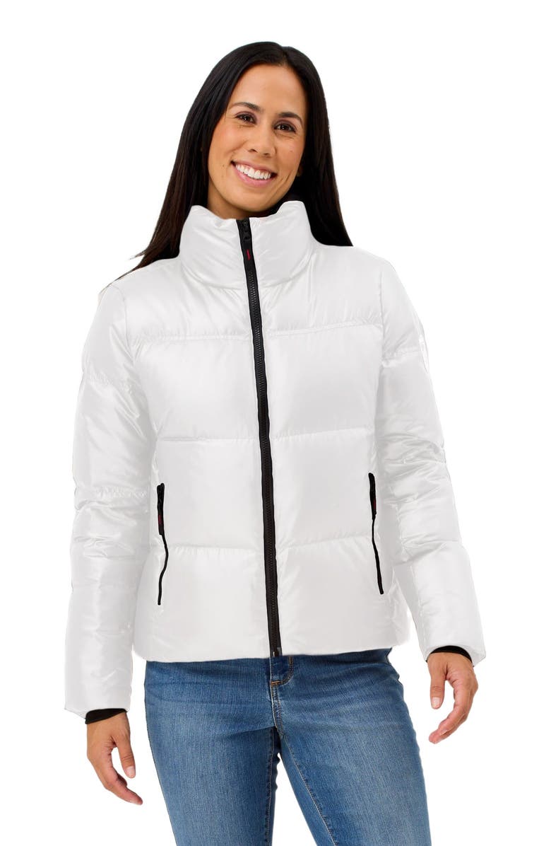 Krimson Klover Compass Down Jacket, Main, color, Snow