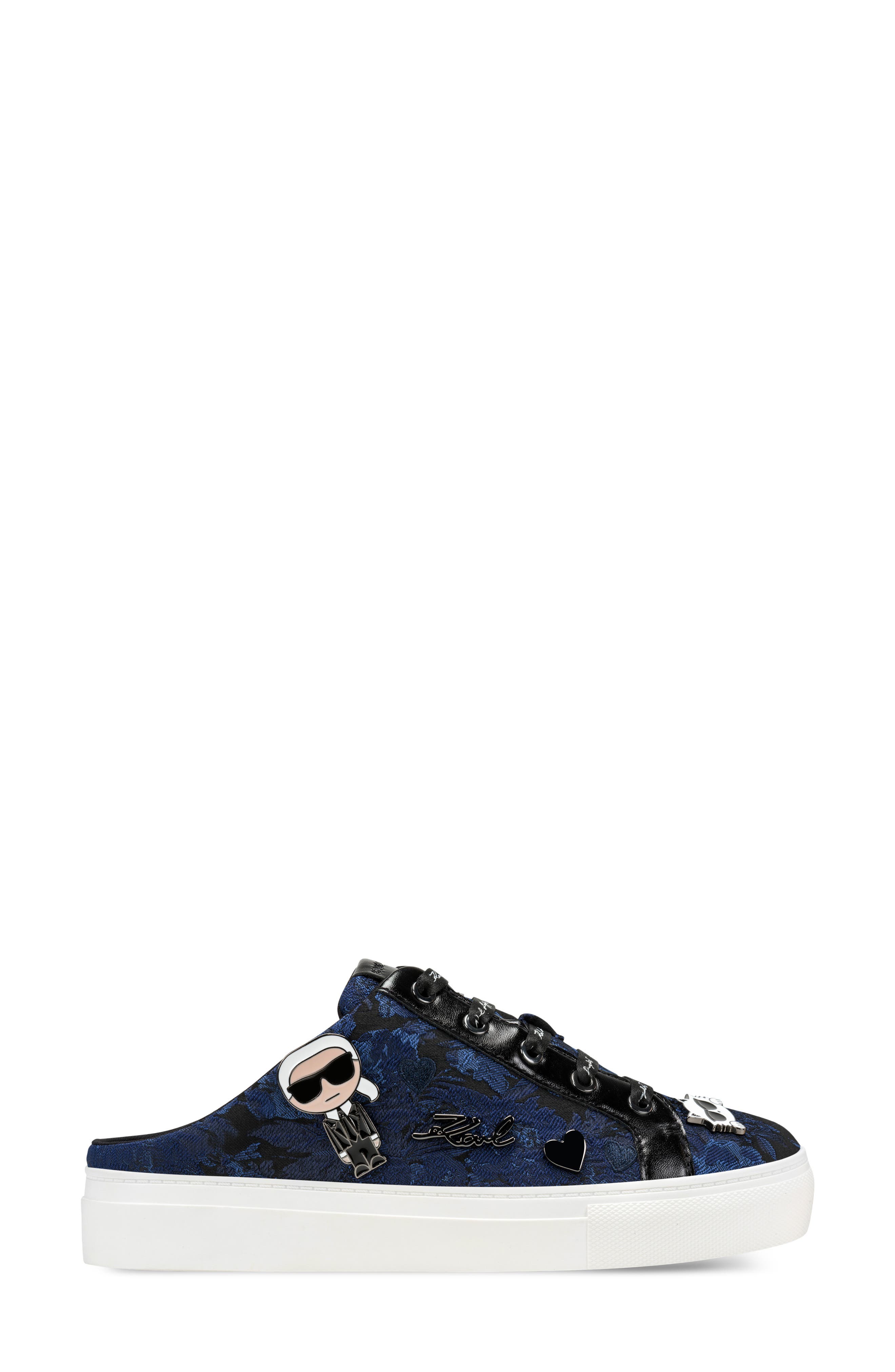 Cambria Sneaker Mule, Alternate, color, NEW NAVY/ BLACK