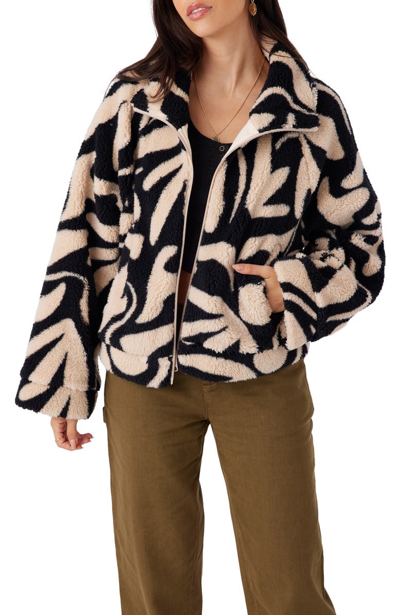 O'Neill Rori High Pile Fleece Jacket, Main, color, 