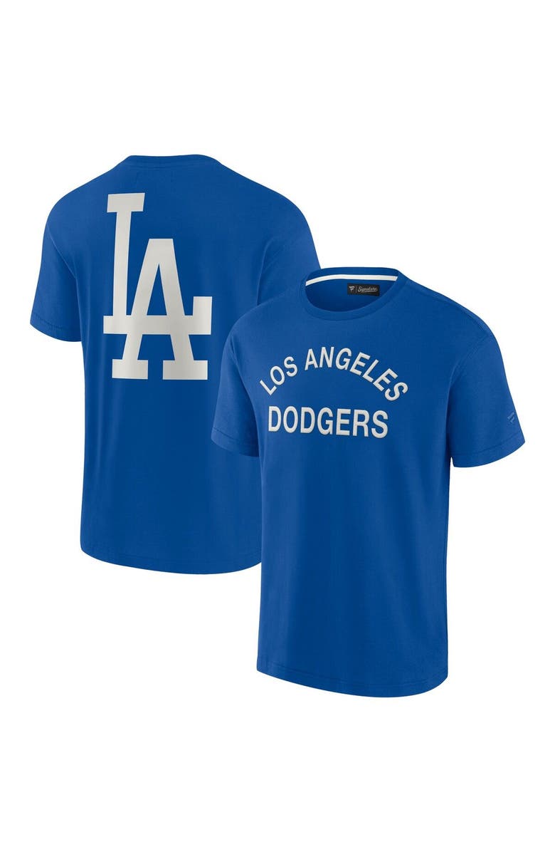 Fanatics Signature Unisex Fanatics Signature Royal Los Angeles Dodgers Elements Super Soft Short Sleeve T-Shirt, Main, color, Royal