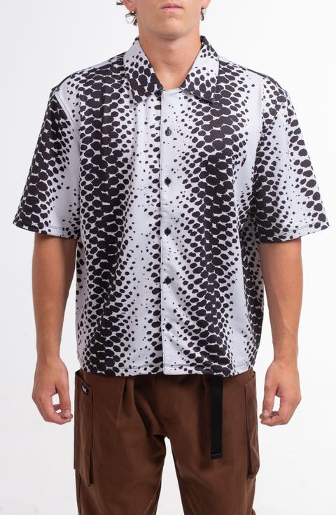 Dead Slow Aqua Terra Boxy Fit Button Up Shirt