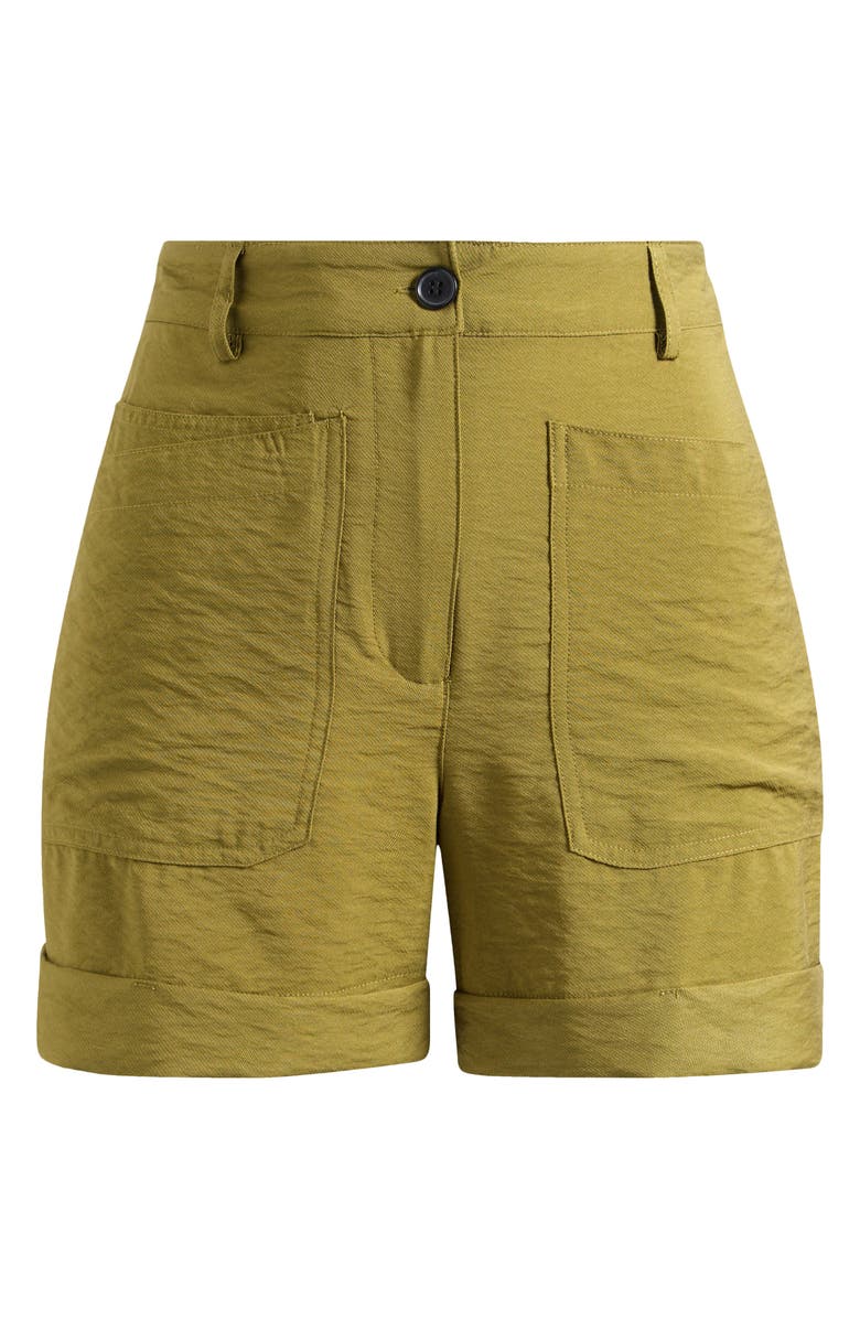 Halogen<sup>®</sup> Patch Pocket Shorts, Alternate, color, Olive Moss