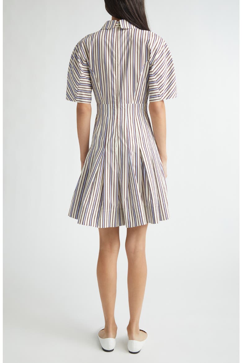 Stripe Cotton Dress, Alternate, color, CREAM MULTI