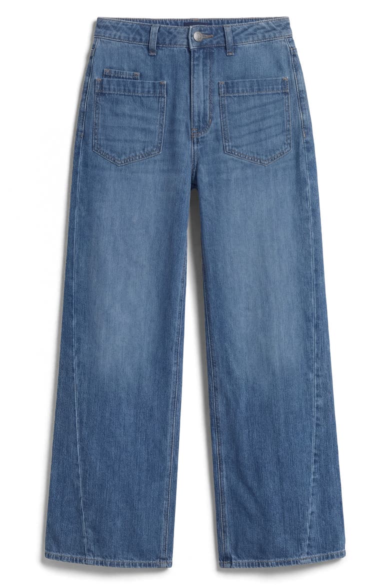 Celeste High Rise Wide Leg Jeans, Alternate, color, TINT WASH