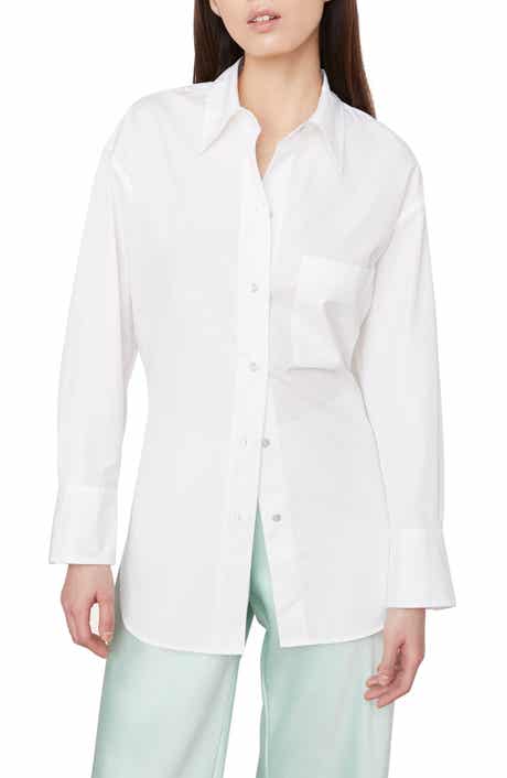 Vince Oversize Cotton Button-Up Shirt