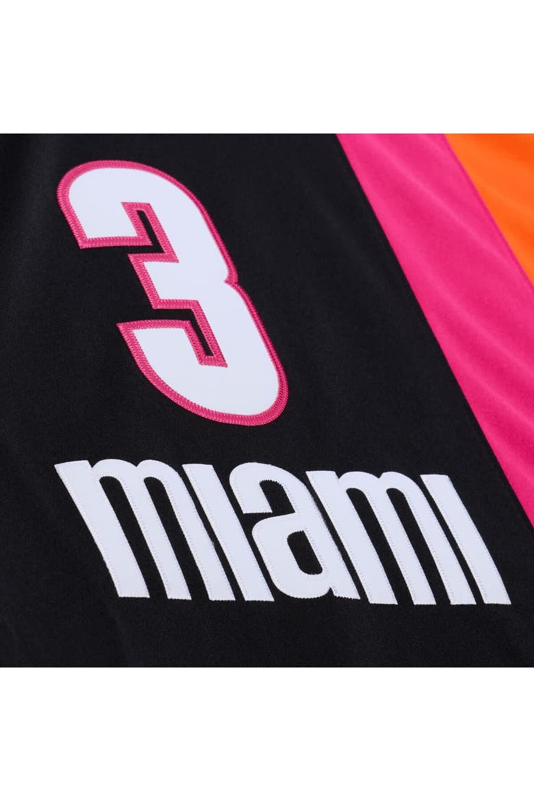 Men's Mitchell & Ness Dwyane Wade Black Miami Heat 2005-06 Hardwood Classics Authentic Jersey, Alternate, color, Black
