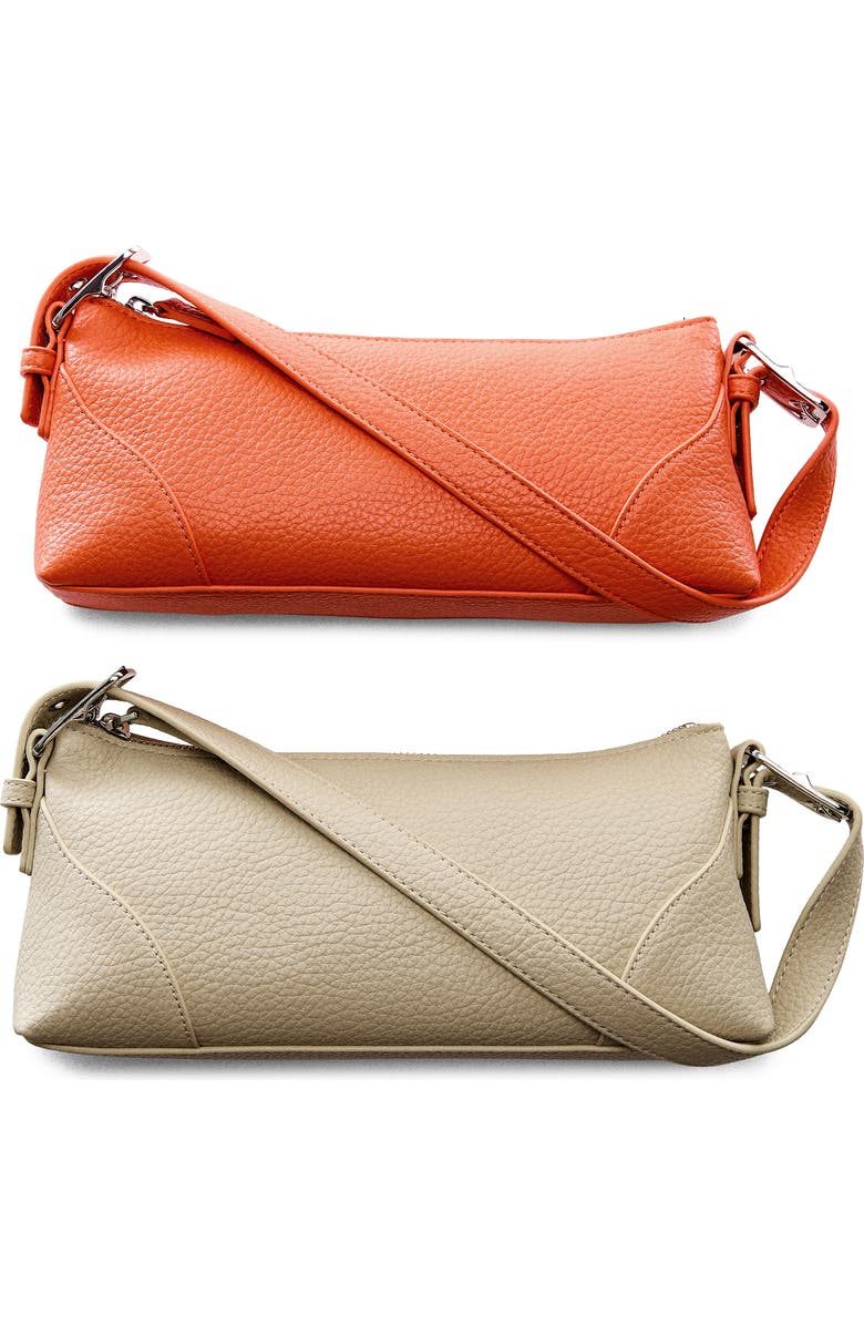 MANGO Faux Leather Shoulder Bag, Alternate, color,