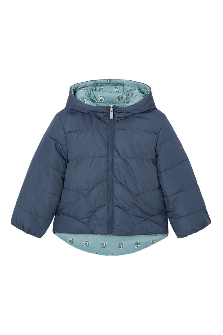 Reversible Puffer Jacket, Main, color, Navy