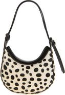 Reformation Mini Rosetta Calf Hair Shoulder Bag