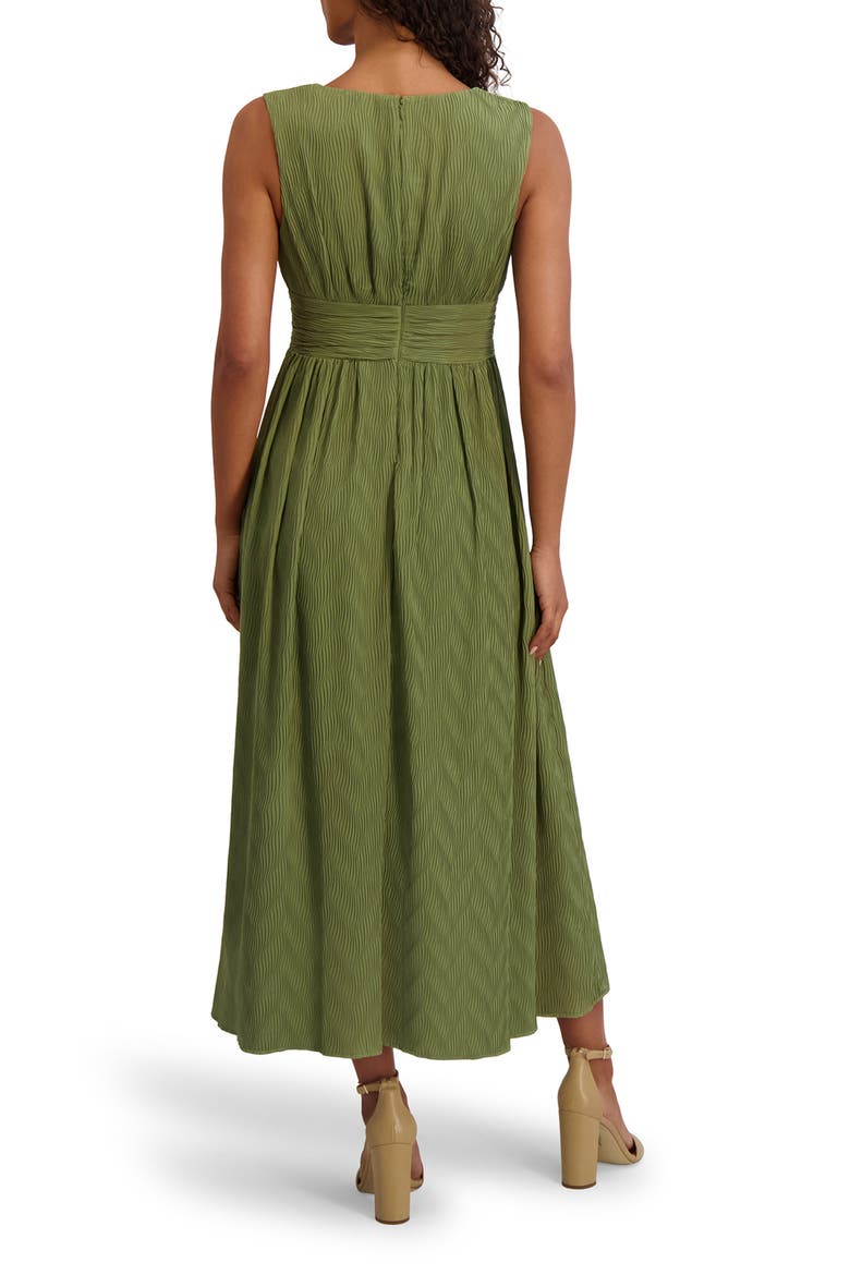 Pleated Chiffon Midi Dress, Alternate, color, SWEET PEA
