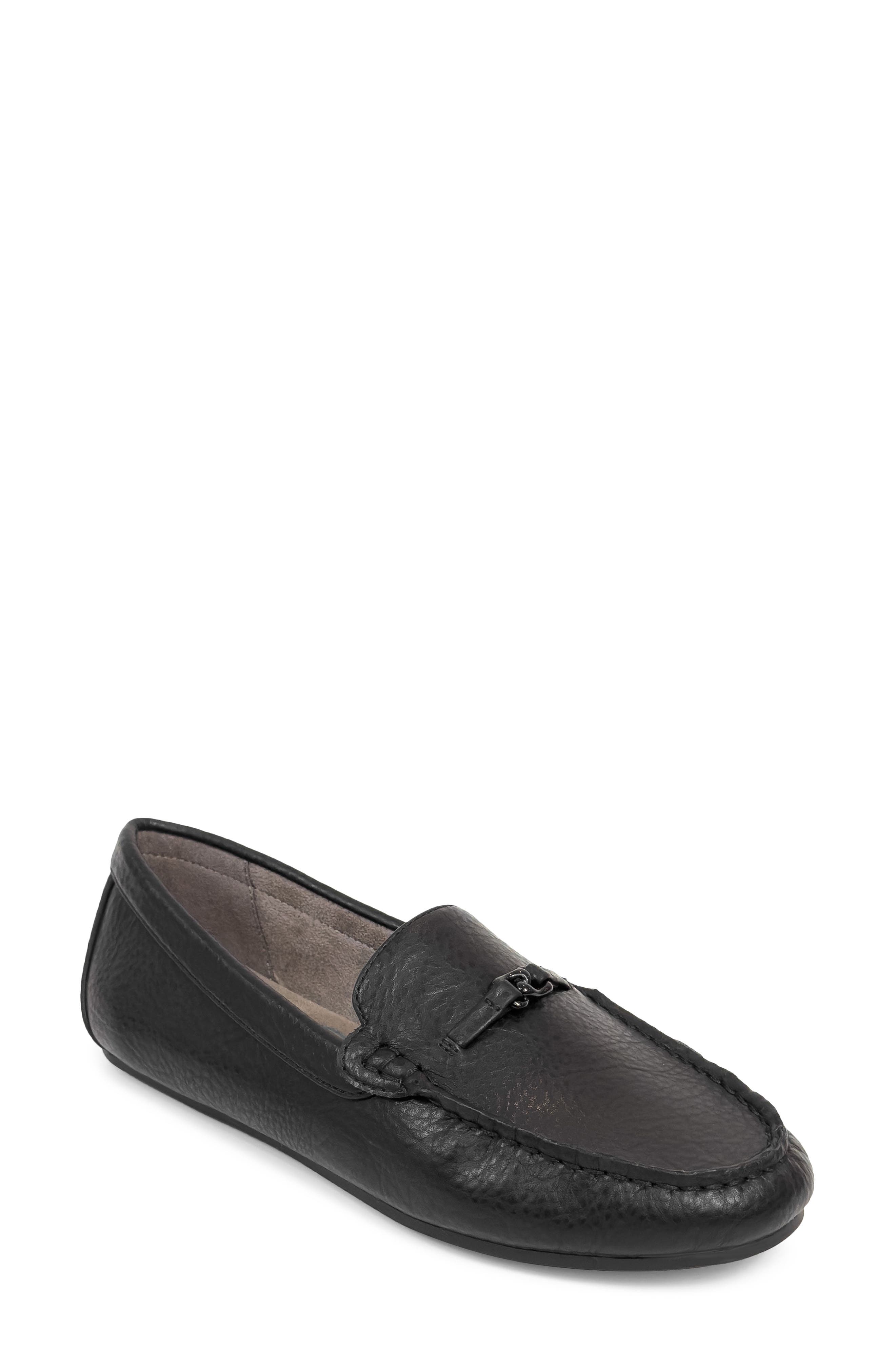 Aerosoles Drita Bit Loafer, Main, color, Black Faux Leather