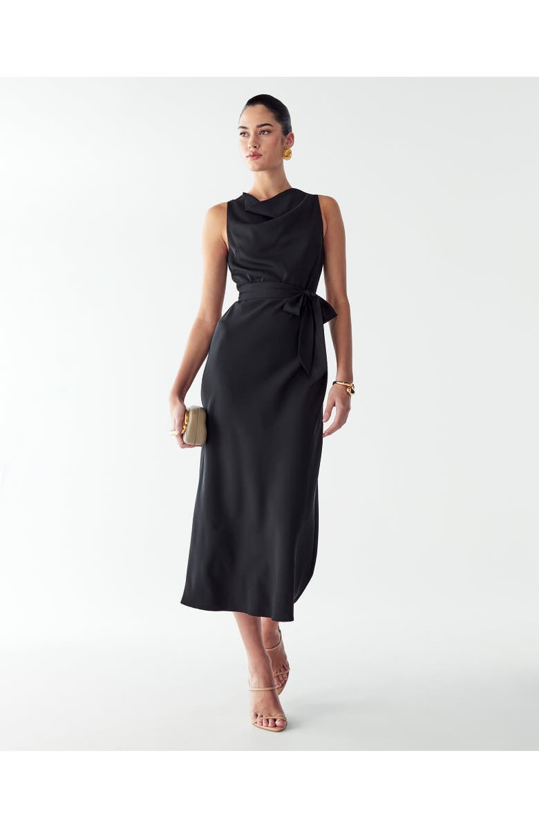 WILLA Reane Dress, Main, color, Black