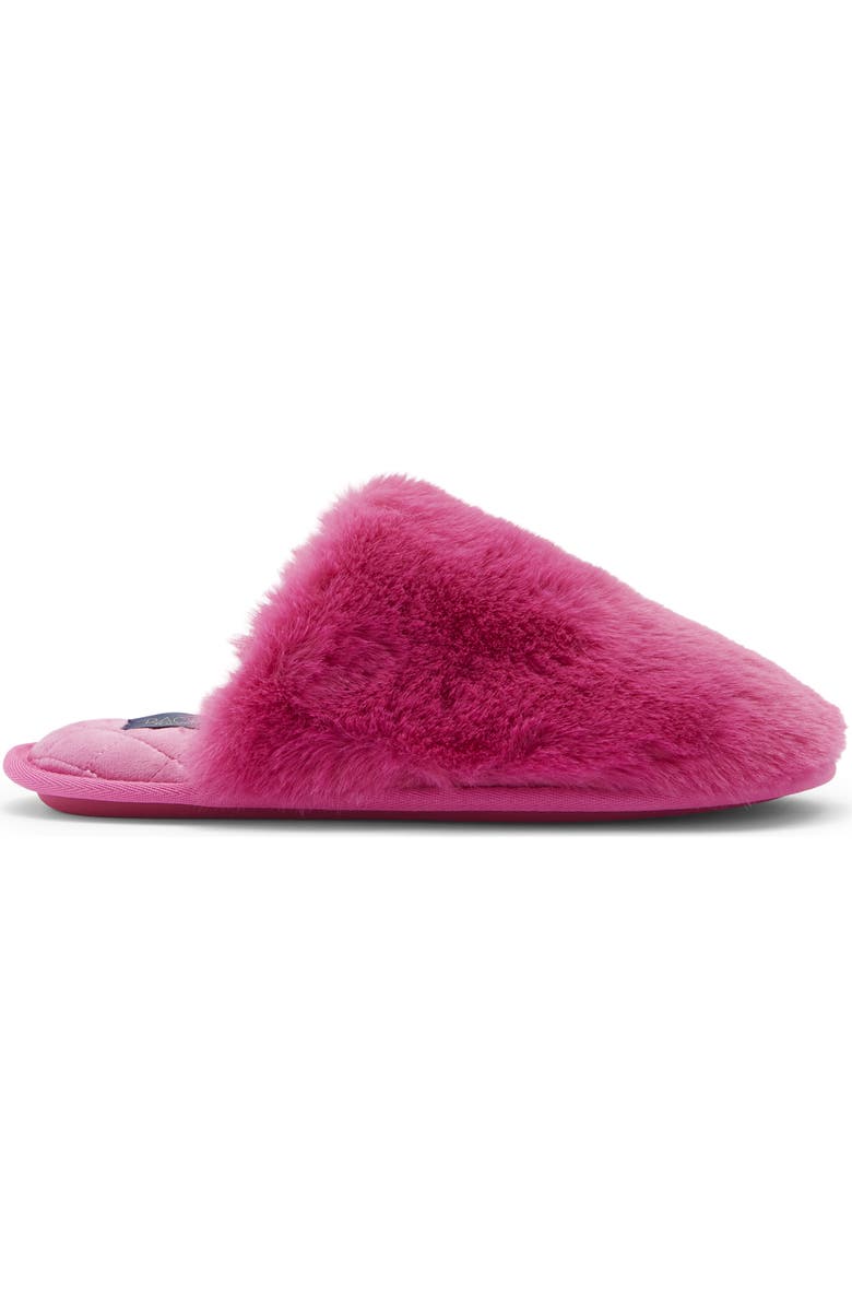 Rachel Roy Marta Faux Fur Slipper, Alternate, color, Magenta
