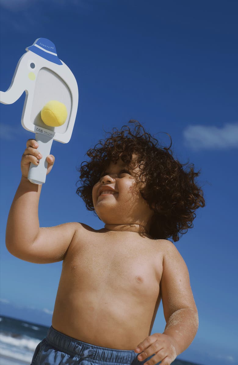 Sunnylife Kids' Eli the Elephant Beach Bats, Alternate, color, Grey
