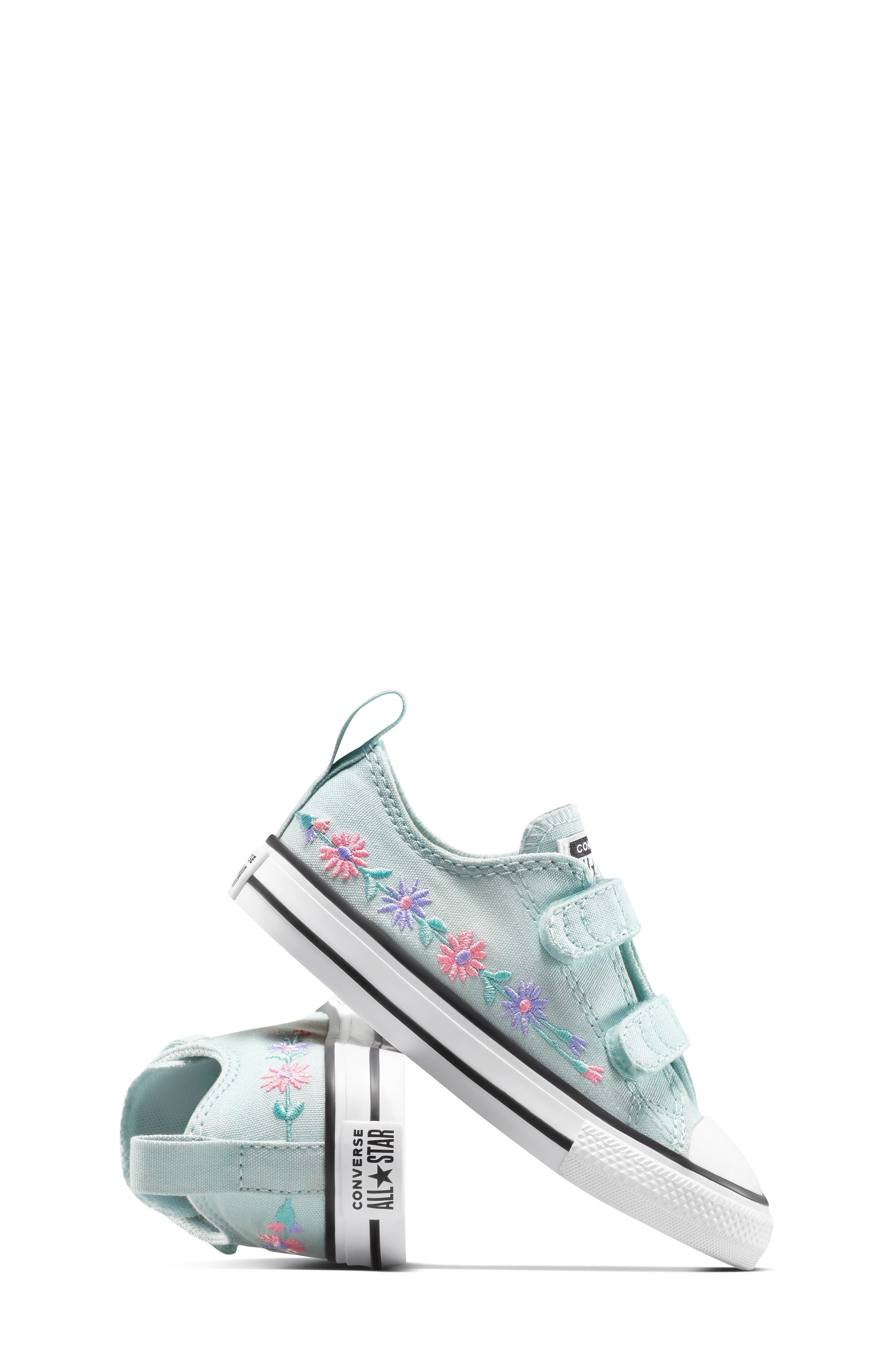 Converse Kids' Chuck Taylor<sup>®</sup> All Star<sup>®</sup> Floral 2V Sneaker, Alternate, color, You Dew You