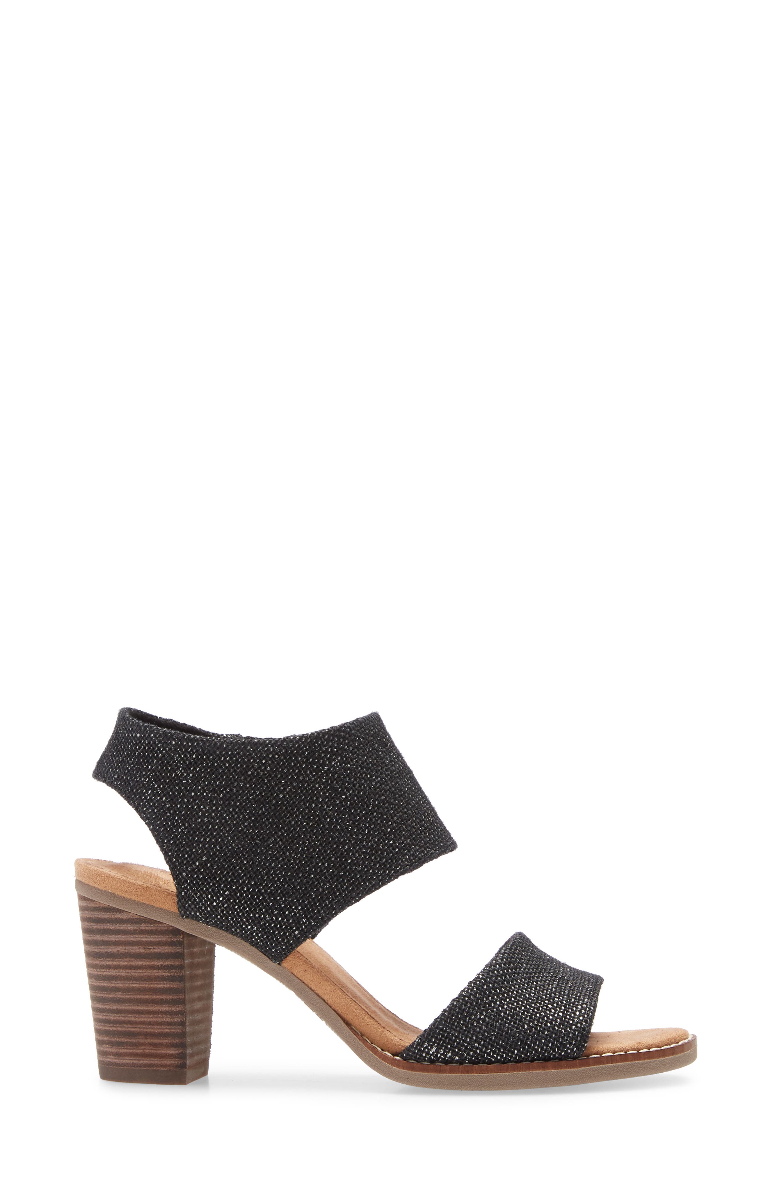 TOMS Majorca Block Heel Sandal, Alternate, color, 