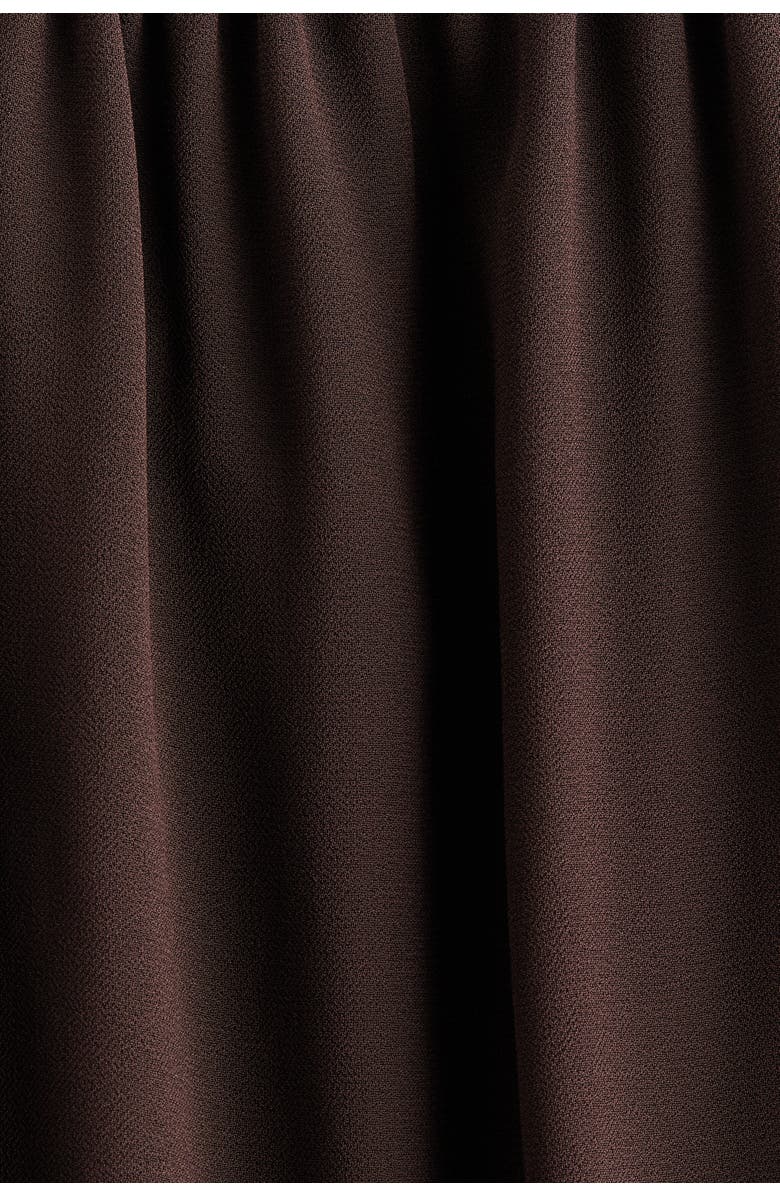 H&M Chiffon Top, Alternate, color, Dark Brown