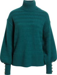 Elie Tahari The Tricia Cashmere Turtleneck Sweater