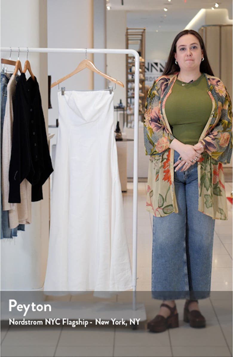 The Favorite Strapless Maxi Dress, sales video thumbnail