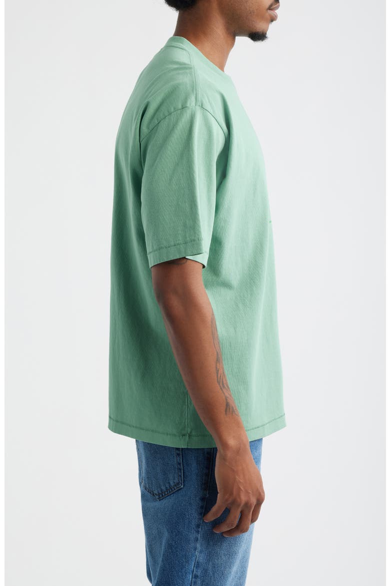 Making It Rain Bear Graphic Cotton T-Shirt, Alternate, color, GREEN