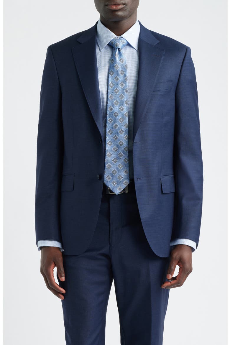 Flynn Classic Fit Blue Wool Suit, Alternate, color, BLUE