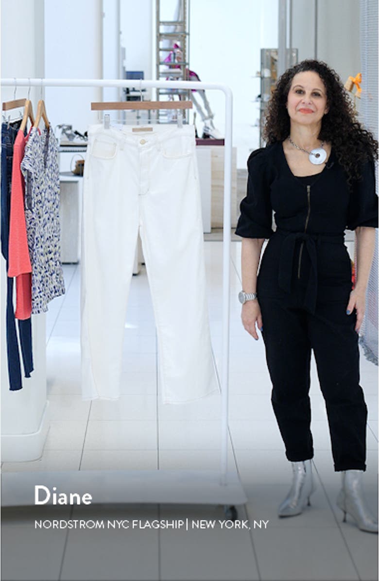 The Blake High Waist Crop Wide Leg Jeans, sales video thumbnail