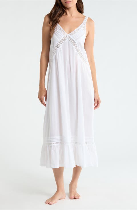 Peached Cotton Lawn Nightgown