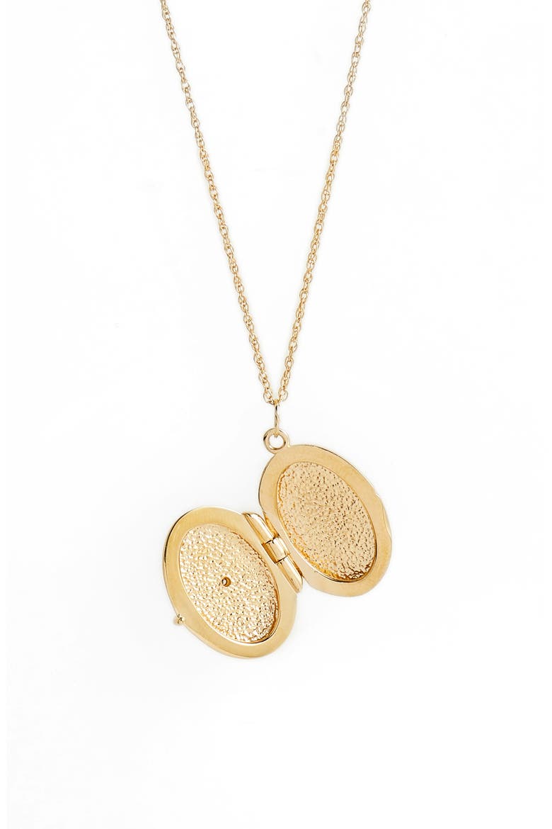 Eliana Locket Necklace, Alternate, color, YELLOW VERMEIL