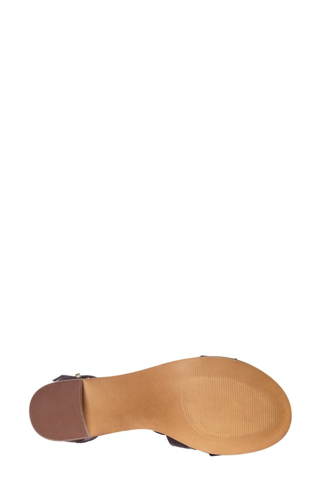 Steve Madden 'Rosana' Double Ankle Strap Leather Sandal, Alternate, color, 