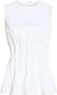 Sam Edelman Pleated Sleeveless Top