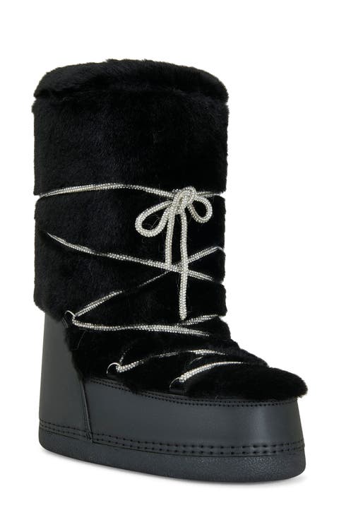 Karmela Faux Fur Flatform Snow Bootie (Women)