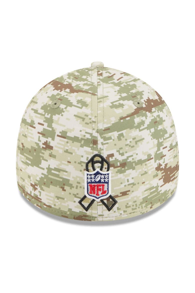 Men's New Era  Camo Cleveland Browns 2025 Salute to Service 39THIRTY Flex Hat, Alternate, color, Camo