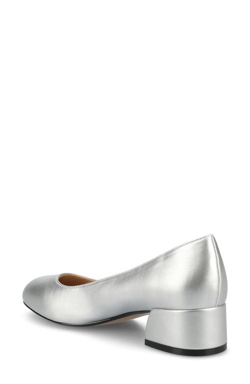 Journee Collection Journee Womens Saarii Wide Width Pumps In Silver