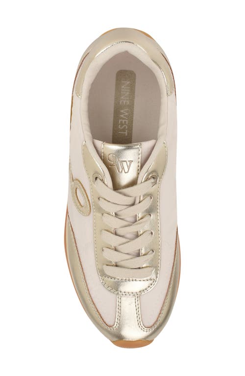 Shop Nine West Fivo Sneaker In Ivory 150