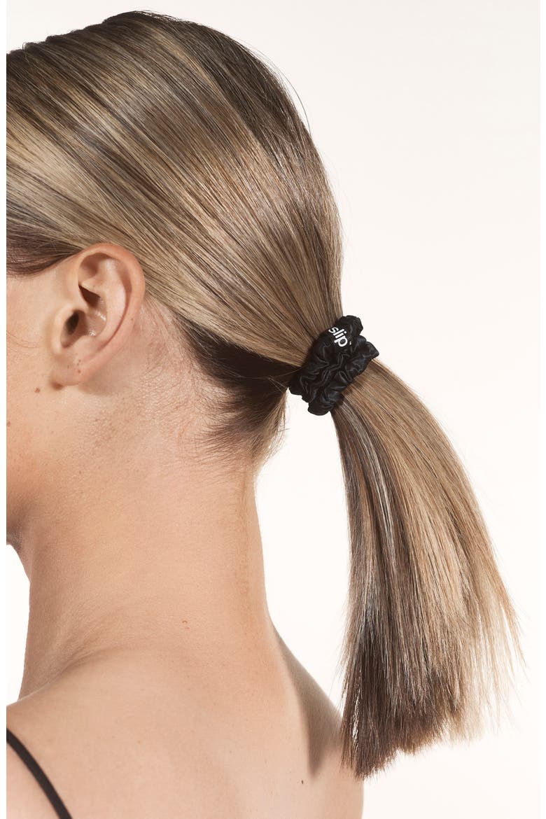 Polka Dot Pure Silk Sleep Mask & Scrunchie Set USD $69.50 Value, Alternate, color, NO COLOR