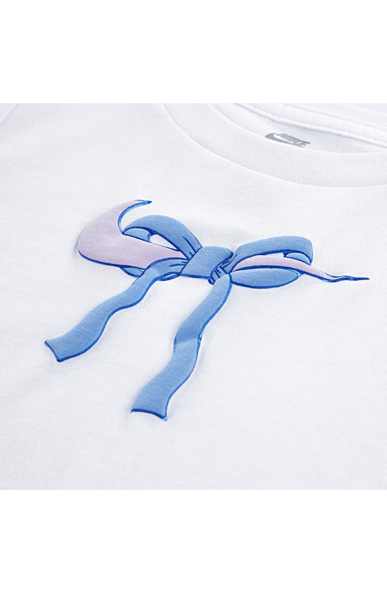 Nike Kids' Swoosh Ribbon Graphic T-Shirt, Alternate, color, White