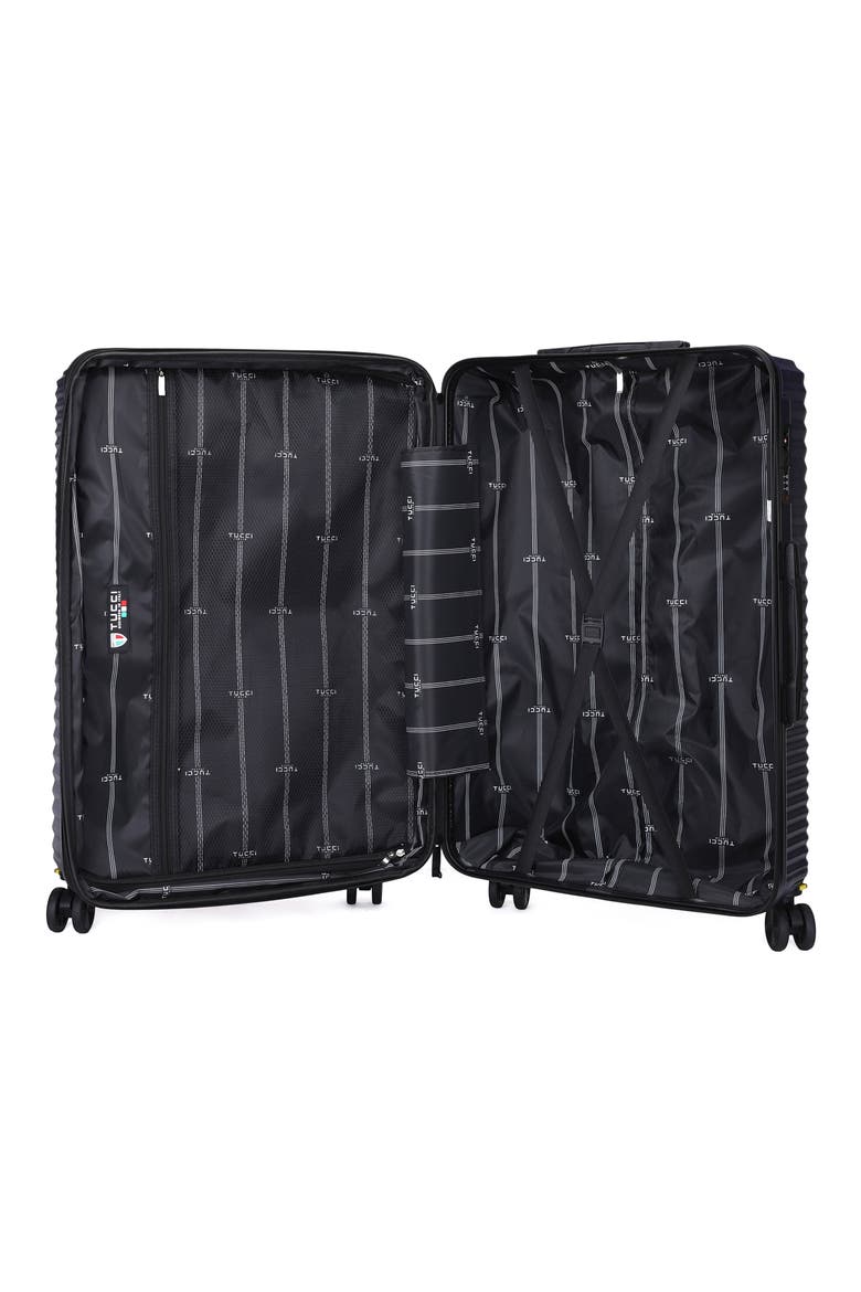Spettro 3-Piece Hardside Luggage Set, Alternate, color, BLACK