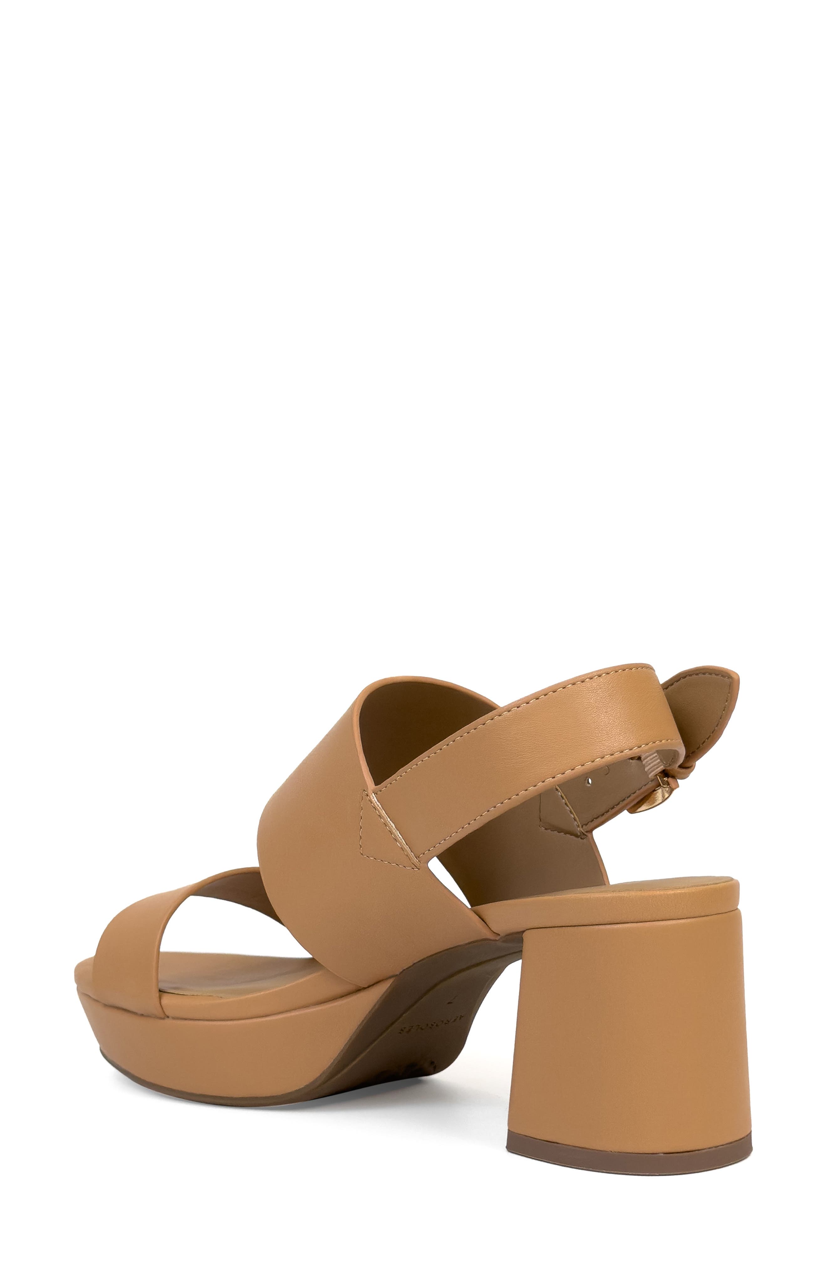 Camilia Platform Sandal, Alternate, color, NATURAL FAUX CALF LEATHER