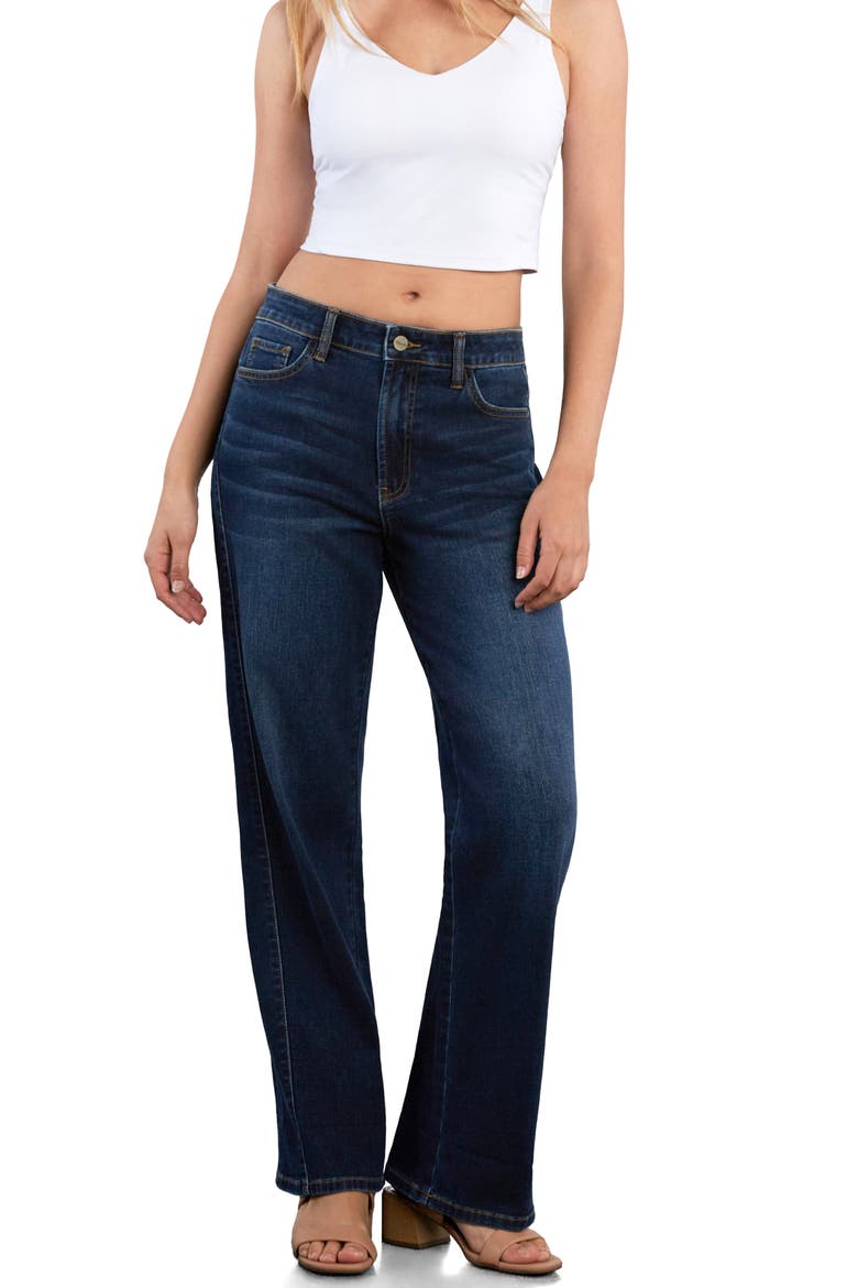 Heart Cuff Straight Leg Carpenter Jeans, Alternate, color, COSMIC DENIM
