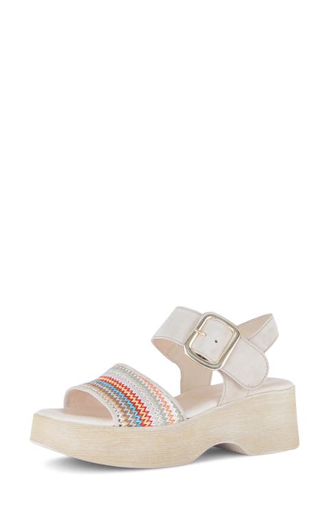 Ankle Strap Platform Sandal (Women)