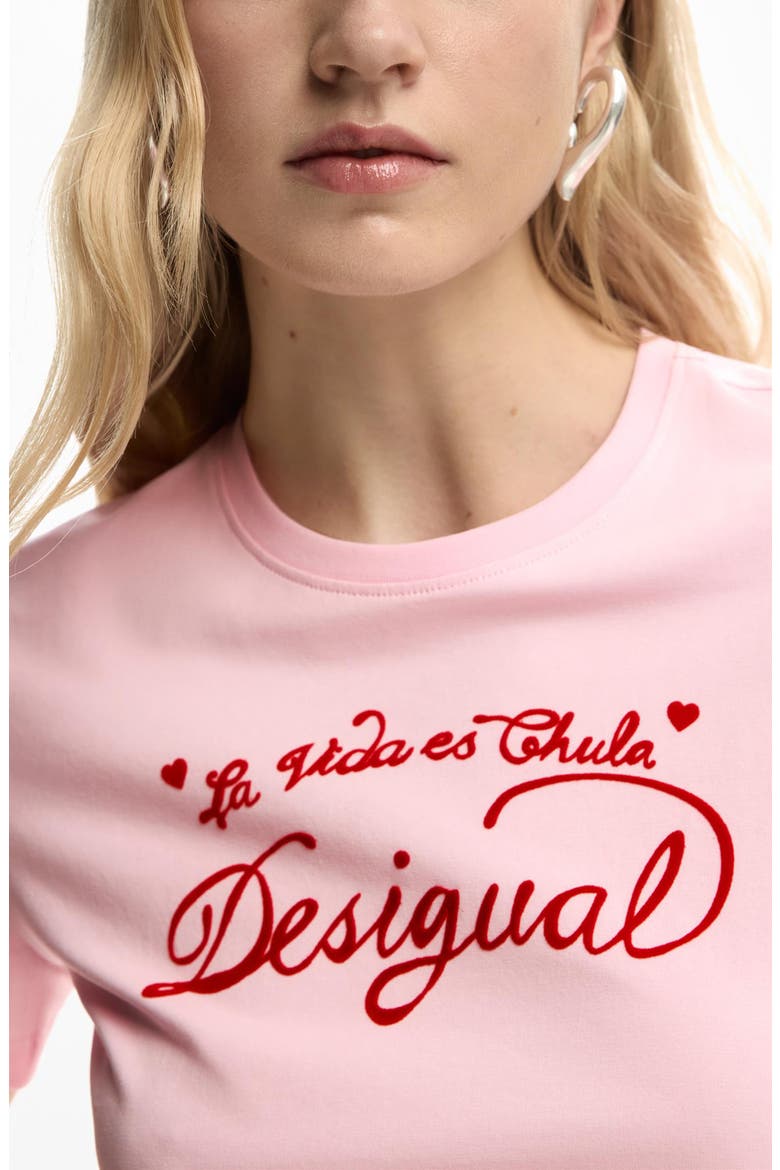 Logo Graphic T-Shirt, Alternate, color, PINK