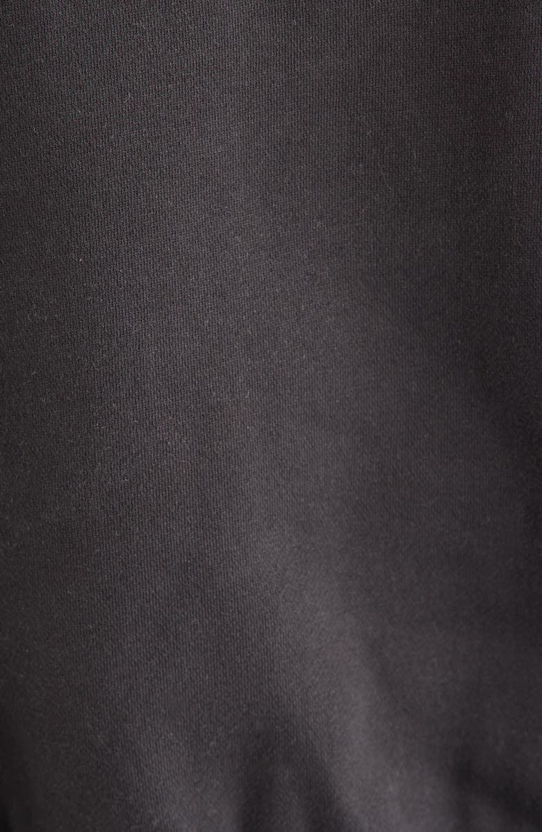 Fear of God Essentials Property Lounge Half Zip Hoodie, Alternate, color, Black